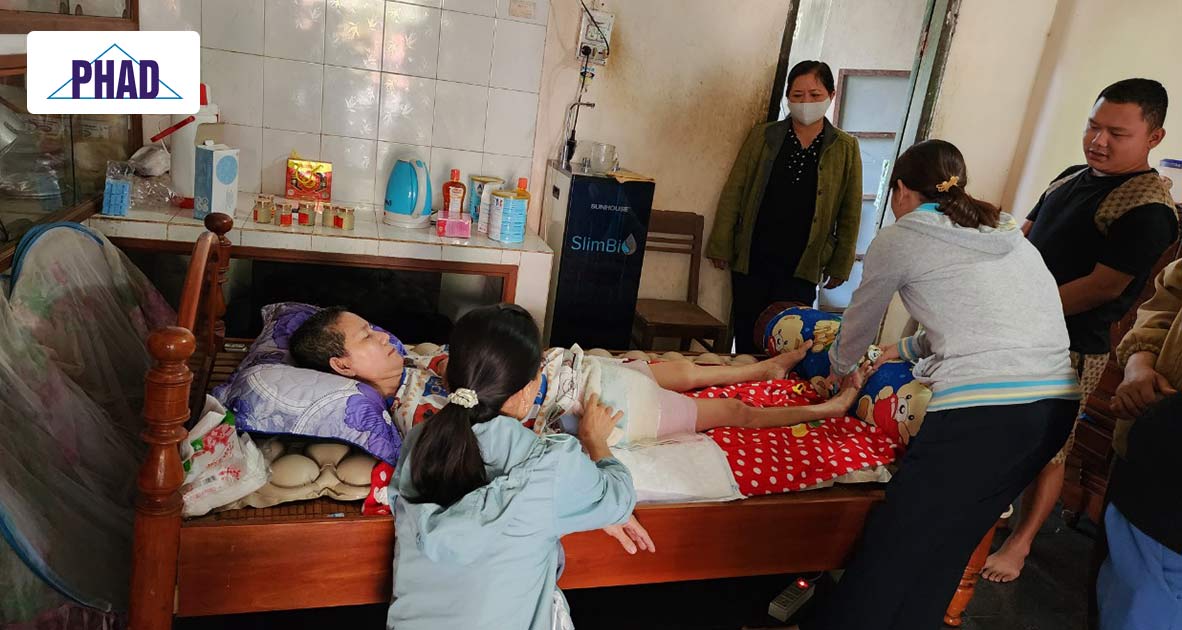 NKT được hướng dẫn về chăm sóc tại nhà